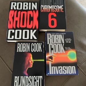 4 Robin Cook hardcover novels